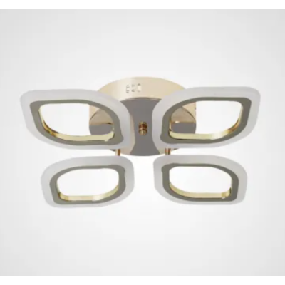 Люстра потолочная Led Valeso K39207-4 GD золотая с пультом
