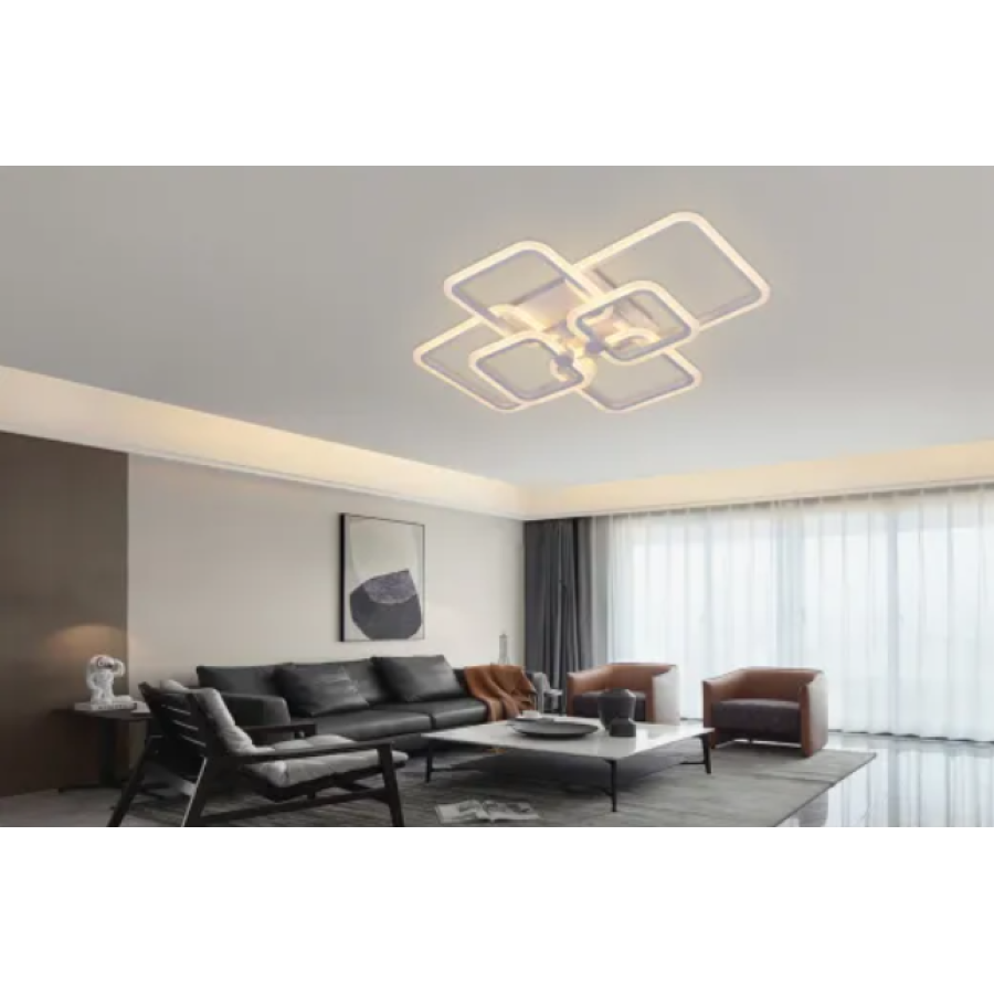 Люстра светодиодная Led Valeso X6115-6 WT белая - фото 5