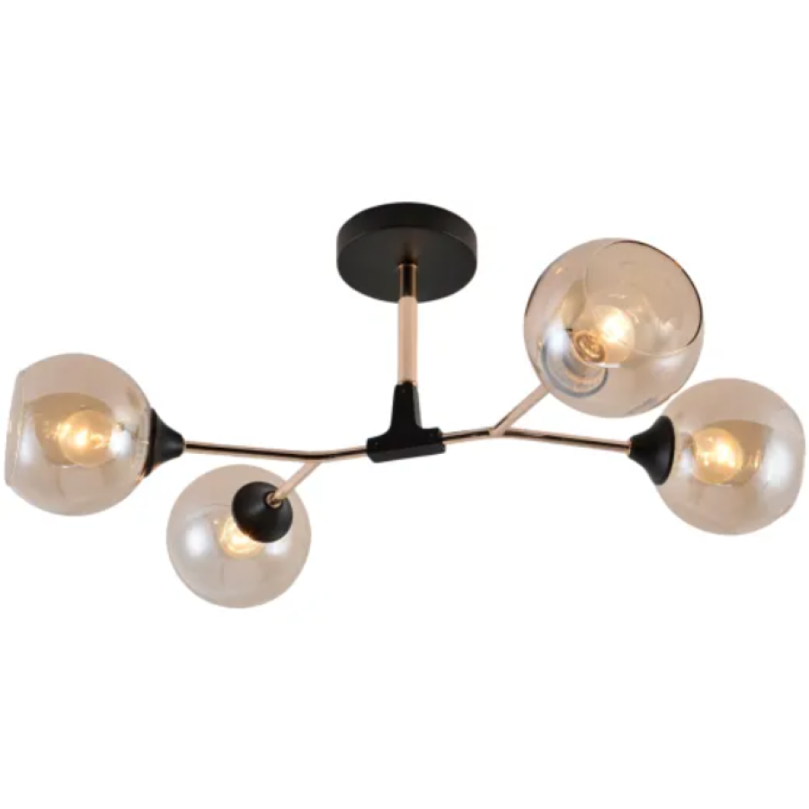 Люстра Valeso XA1483/4 BK+FGD - фото 1