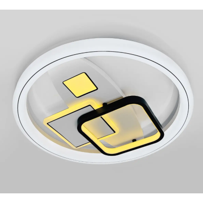 Люстра светодиодная Esllse Double lora 80w 10118 S-ON/OFF-460+65 white