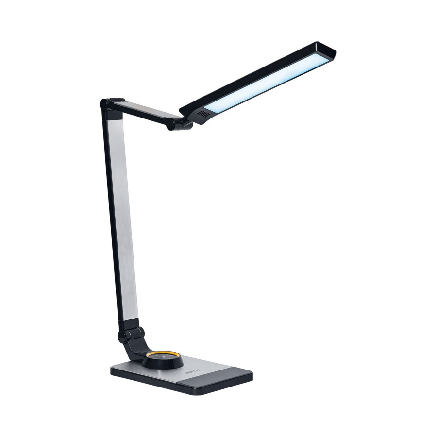 Настольна лампа DELUX TF-520  10 Вт LED 3000К-4000К-6000К USB срібляста - фото 1