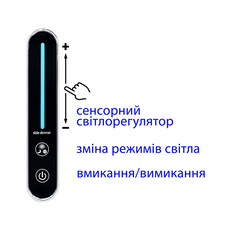 Настольна лампа DELUX TF-510 8 Вт LED 3000К-4000К-6000К чорний - фото 4