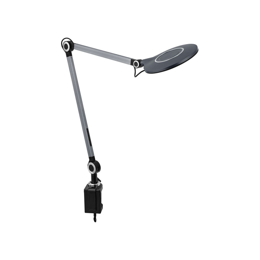 Настольна лампа DELUX TF-530  10 Вт LED 3000К-4000К-6000К USB чорна - фото 1