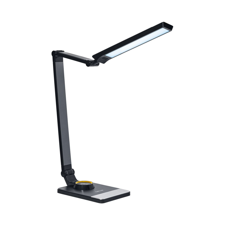 Настольна лампа Delux TF-520 10 Вт LED 3000К-4000К-6000К USB чорна - фото 1