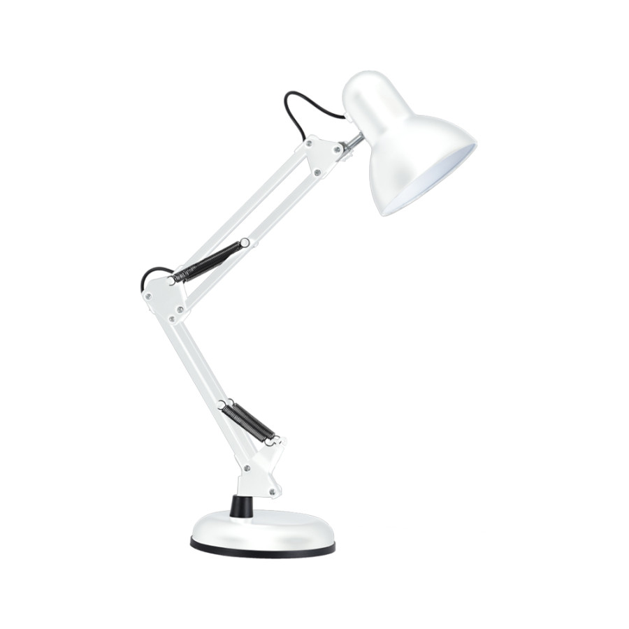 Настольная лампа LEBRON L-TL-Tel E27 40W белая - фото 1