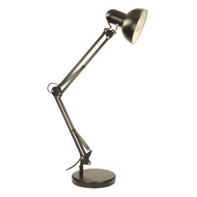 Настольная лампа телескопическая Lebron L-TL-TEL-LONG, E27, 40W, черная