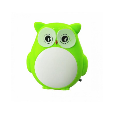 Ночник RIGHT HAUSE Совенок зеленый HN-071250