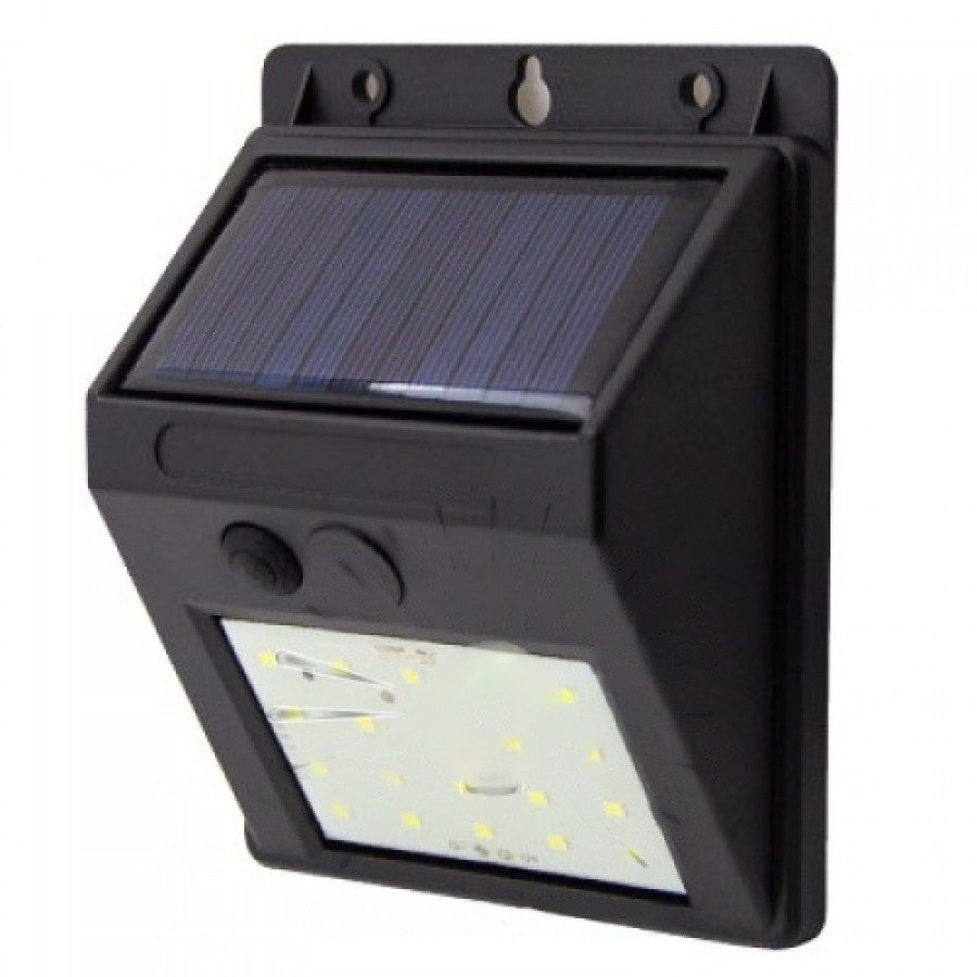 Подсветка для стены LED LEMANSO 4W 80LM IP65 6500K с фотоэлементом и солнышком. бат. LM33007 с акум - фото 1