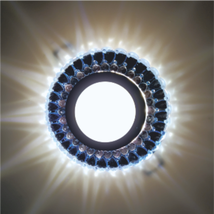 Потолочный светильник LED PANEL CRYSTAL2 MR16+3W LED 4000K BLUE HN-275032 - фото 2