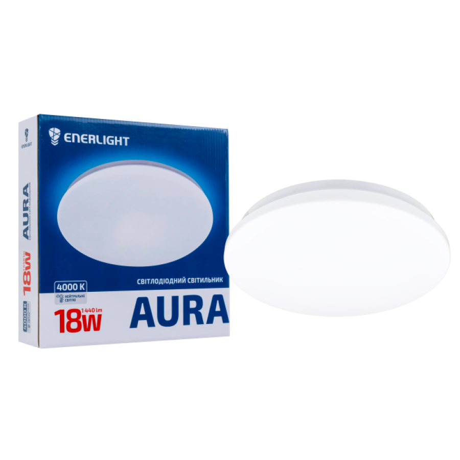 Потолочный светодиодный светильник Enerlight Aura 18вт 4000К - фото 4
