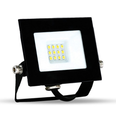 Прожектор светодиодный LL-1010ARD 10W 6500K черный IP65