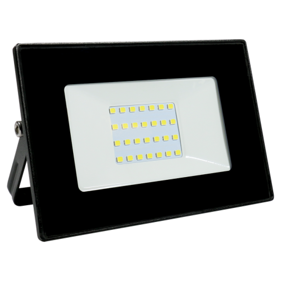Прожектор светодиодный LL-9030 30W 6400K 230V Черный IP 65 - фото 1