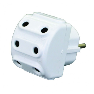 Пятерник-разветвитель б/у, 10A, Белый, AY-KA, (77 143 00)