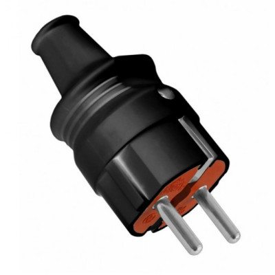 Вилка STANDART угловая з/з черная HN-021092