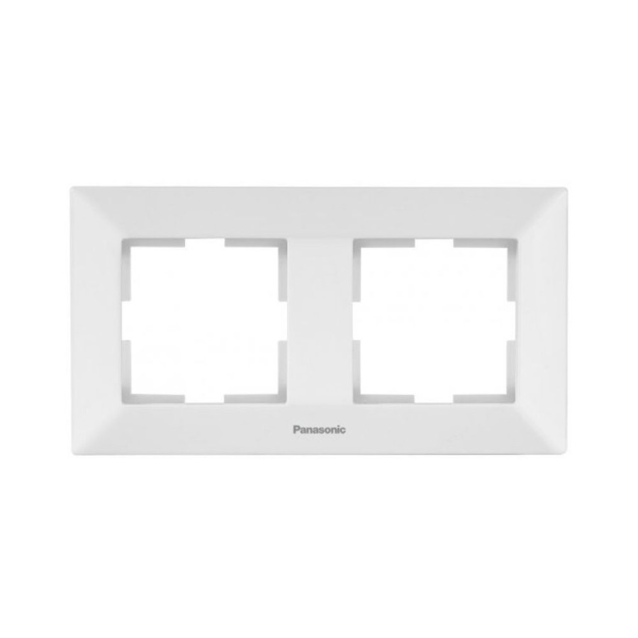 Рамка 2-а Panasonic Arkedia Slim (WNTF08022WH-UA) - фото 1