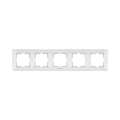 Рамка 5-а Panasonic Arkedia Slim (WNTF08052WH-UA)