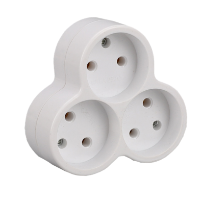 Разветвитель Marso б/у, 3 гнезда, круглый, 10А