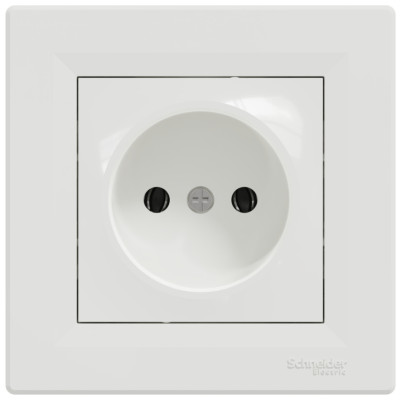 Розетка SCHNEIDER ASFORA EPH3000121 без ж/к белая