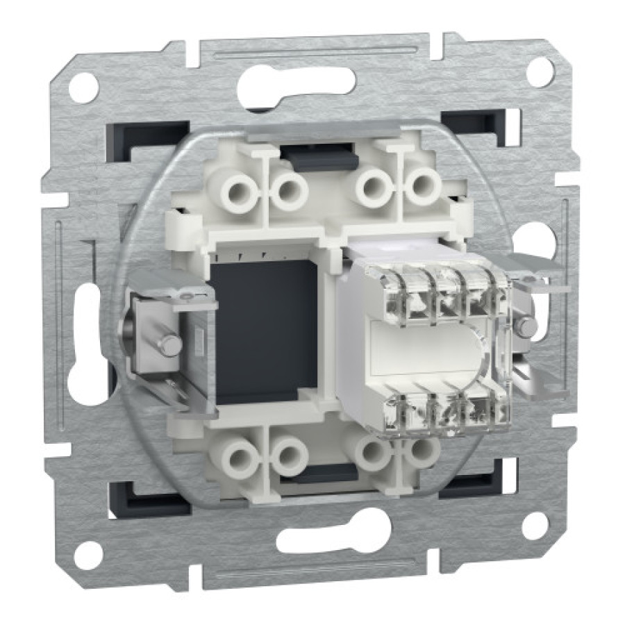 Розетка SCHNEIDER ASFORA EPH4300171 комп.RJ45, кат. 5е антрацит - фото 2