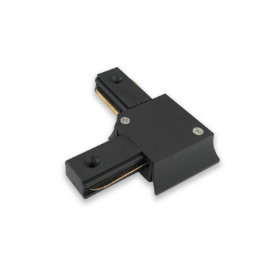 Соединитель шинопровода Feron LD1001 однофаз угловой, черный