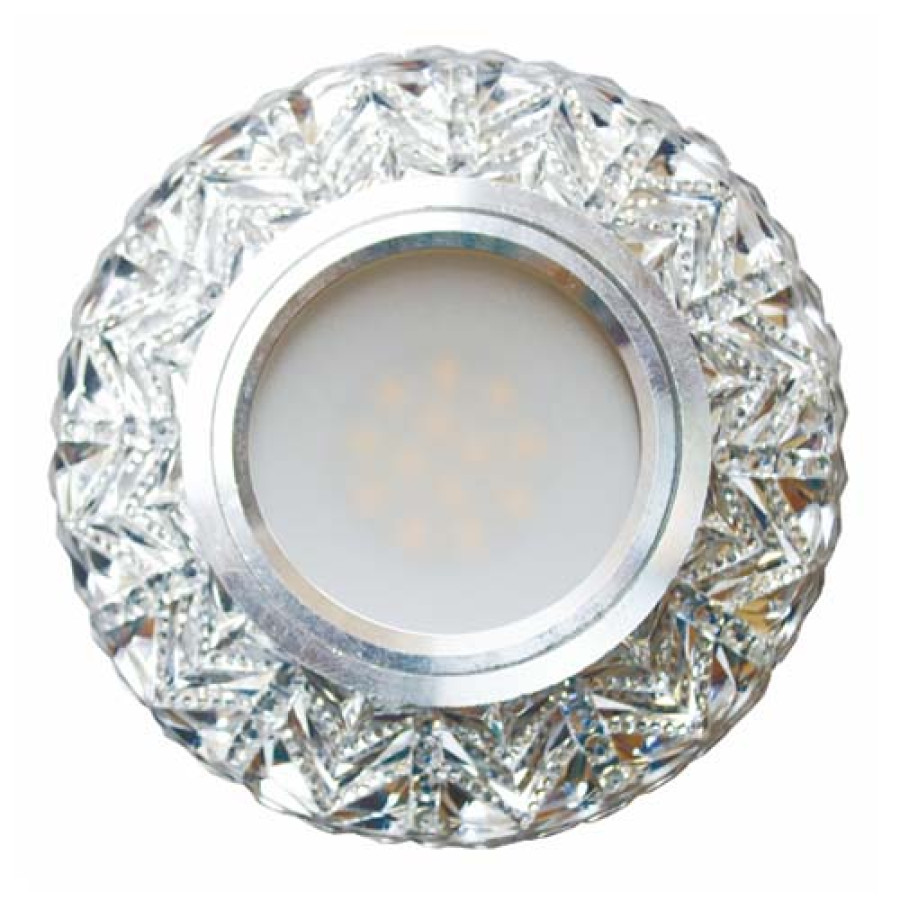 Спот Feron 7031 MR16 прозрачный с подсветкой LED - фото 1