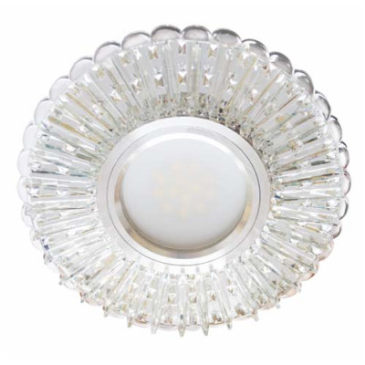 Спот Feron 7312В MR16 прозорий з LED підсвіткою