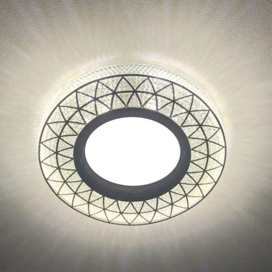 Спот Feron CD832 MR16 прозрачный. с LED подсв. - фото 1