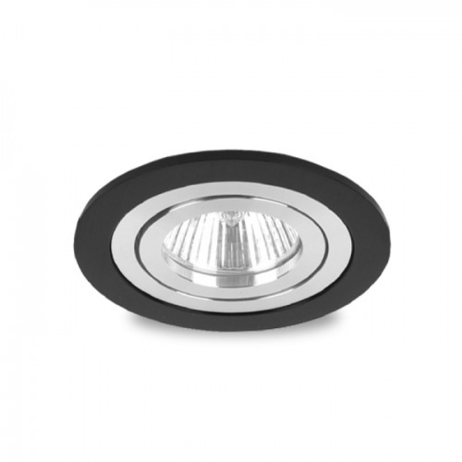 Спот Feron DL6110 MR16 черный круг G5.3 - фото 1