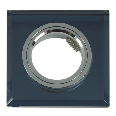 Светильник встроенный MR16 MIRROR квадрат черный HN-276062