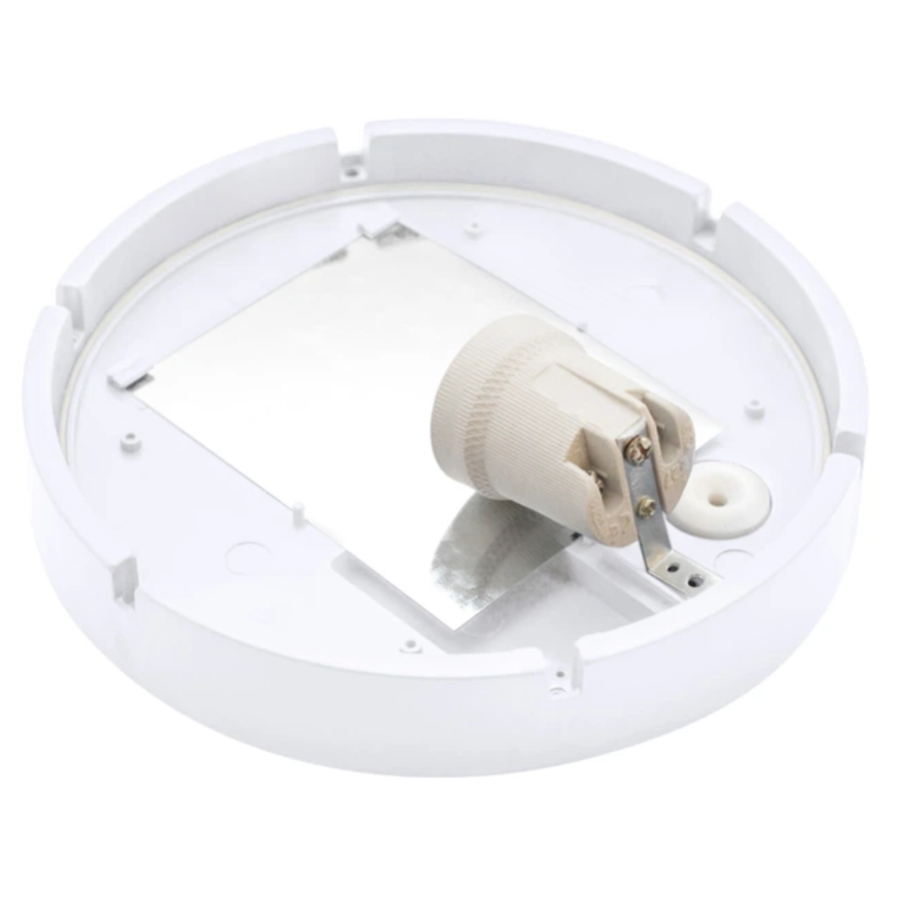 Светильник ERKA 1065-SB, настенный, 26 W БЕЛЫЙ Е27, IP65 круг - фото 3