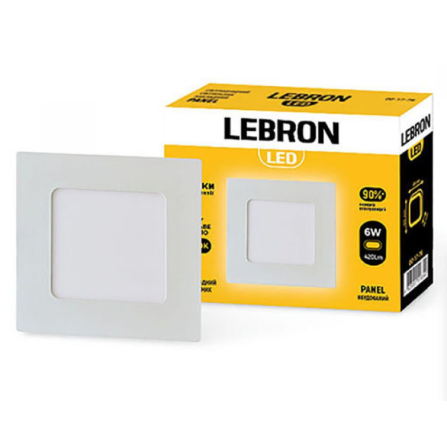 Светильник LED LEBRON L-PS-641 6W встроенный 4100K с блоком питания - фото 2