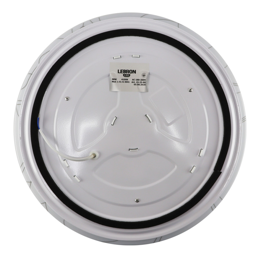 Светильник LED Lebron L-CL-GRAFIT, 30W, 4100k, 2100Lm, O380mm - фото 3