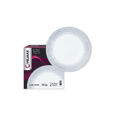 Светильник LED VELMAX V-CL-SUNFLOVER,70W,SMART,3000K- 6500k, 4900Lm пульт ДУ