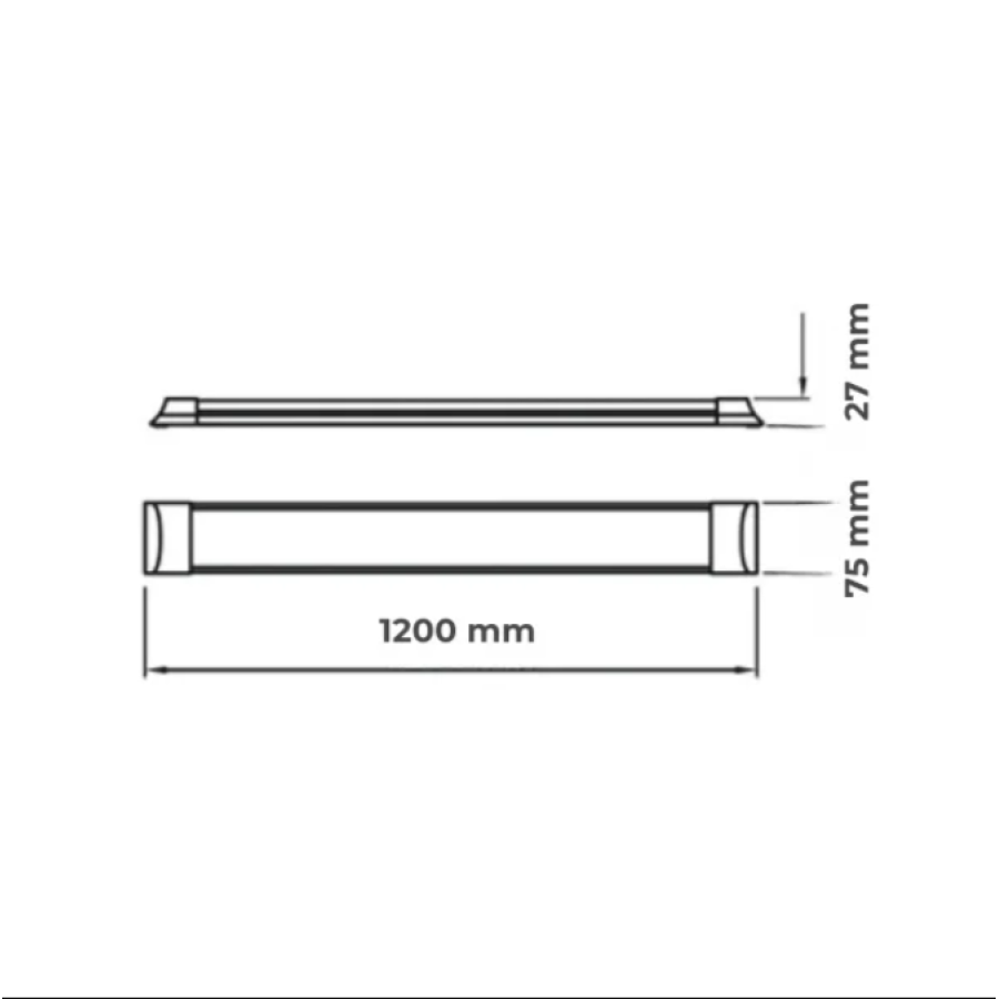 Светильник Lebron Led L-LPO, 72W, 1200мм, 6500К, 7000Lm - фото 3