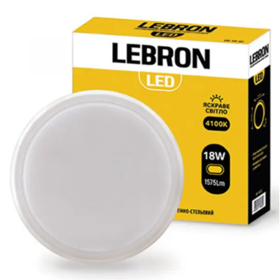 Светильник Lebron Led L-WLR.18W. круглый 4100К 1575Lm IP65