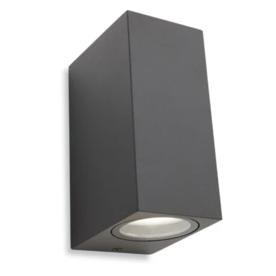 Светильник VELMAX V-WL-37, max 35W, GU10*2, 220V, IP54, черный - фото 1