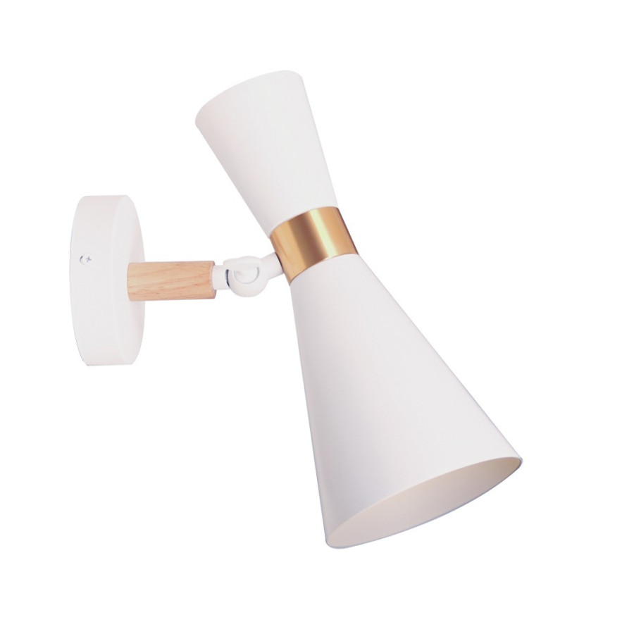 Светильник VELMAX V-WL-TRUMPET-GR-WH MAX 60W, E27, 220V - фото 1