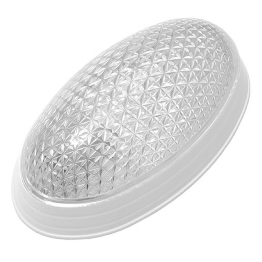 Светильник пластик,белый, Е27,40W 270x160x85mm IP20 (О-005) - фото 1