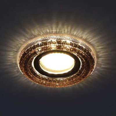 Свiтильник точковий CD877 MR16 прозорий з led підсвічуванням