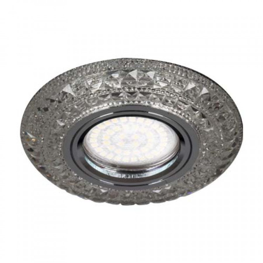 Свiтильник точковий CD877 MR16 прозорий з led підсвічуванням - фото 1