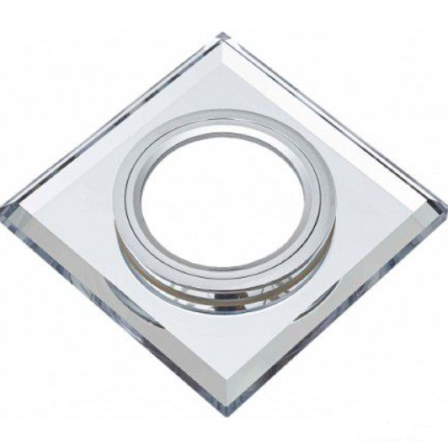 Светильник встроенный MR16 MIRROR квадрат белый HN-276061 - фото 1