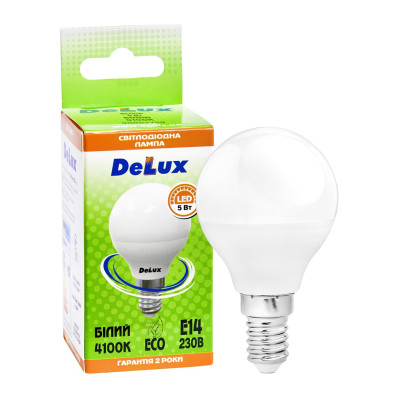 Светодиодная лампа DELUX BL50P 5Вт 4100К 220В Е14