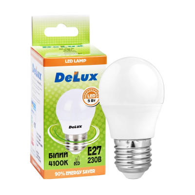 Светодиодная лампа DELUX BL50P 5Вт 4100К 220В Е27