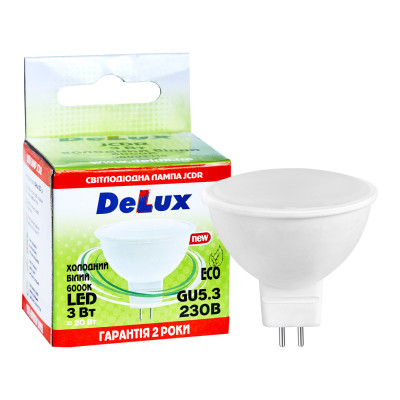 Светодиодная лампа DELUX JSDR 7Вт 4100К 220В GU5.3