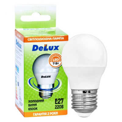 Светодиодная лампа Delux BL50P 7ВТ 6500 220В Е27