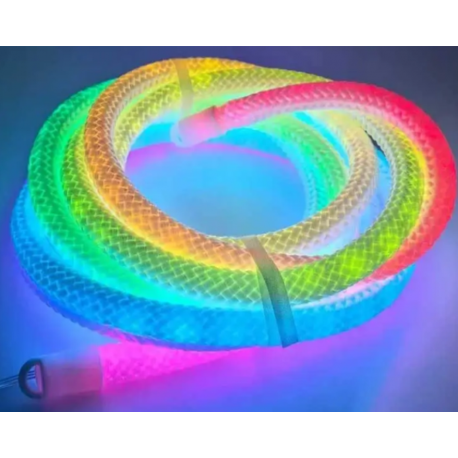 Светодиодная плетеная лента (5м250LED) 5v-RGB - фото 7