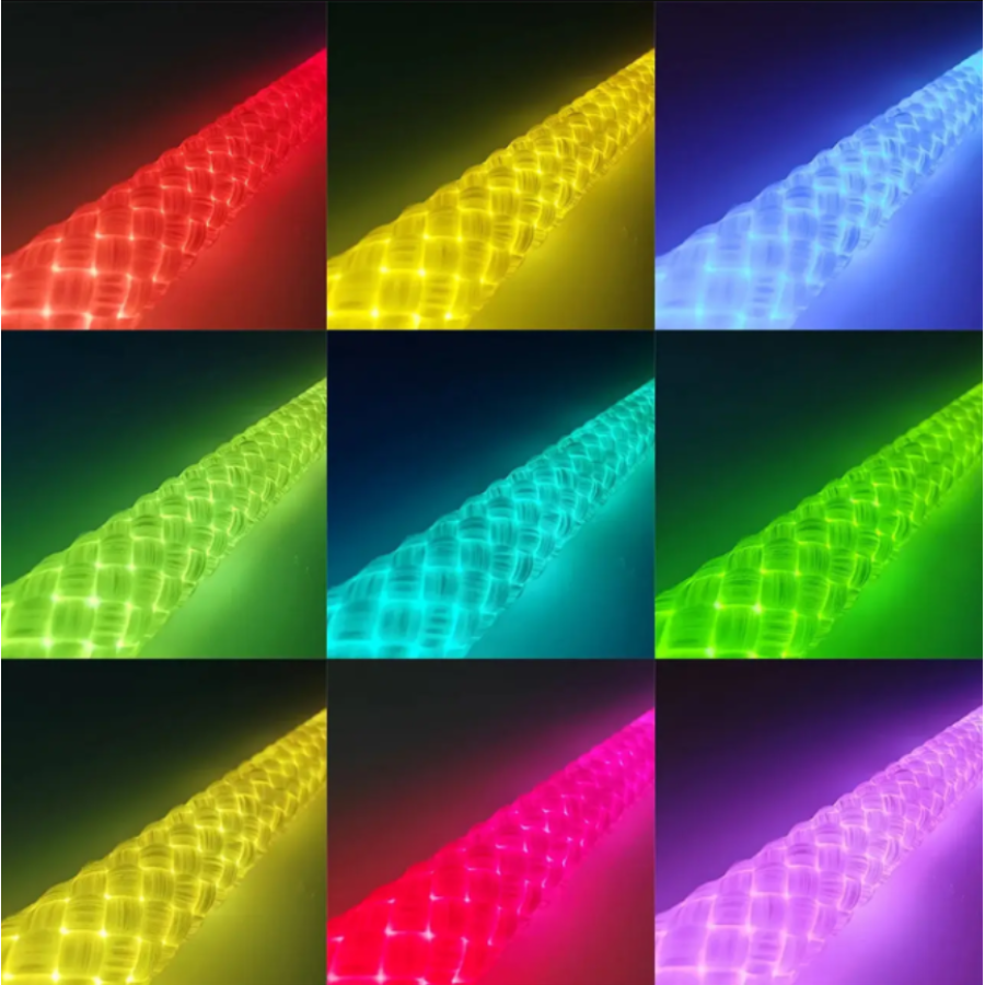 Светодиодная плетеная лента (5м250LED) 5v-RGB - фото 6