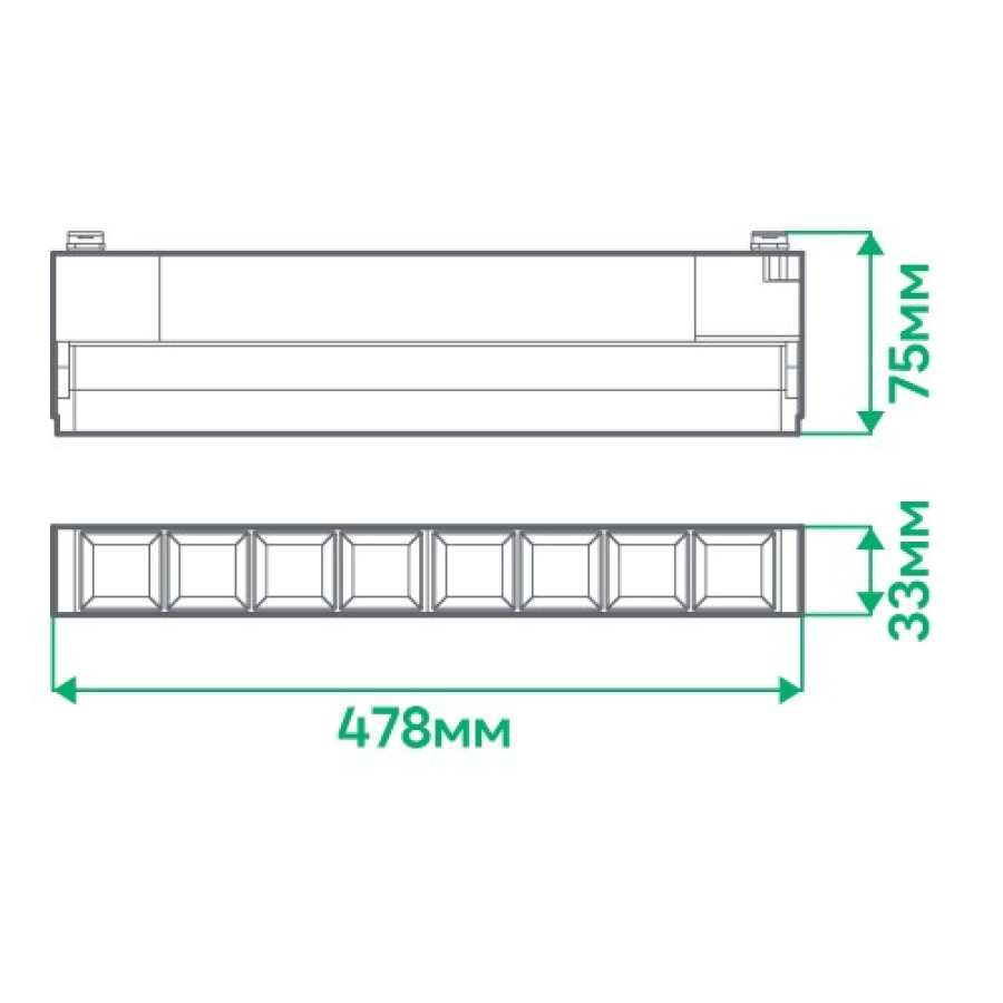 Светодиодный трековый поворотный светильник Ardero AL122F 20Вт 4000K - фото 4