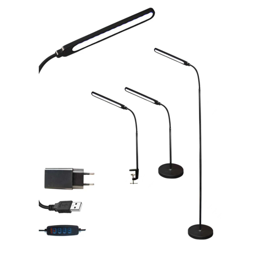 Торшер Sirius SM-0099DC BK - фото 3