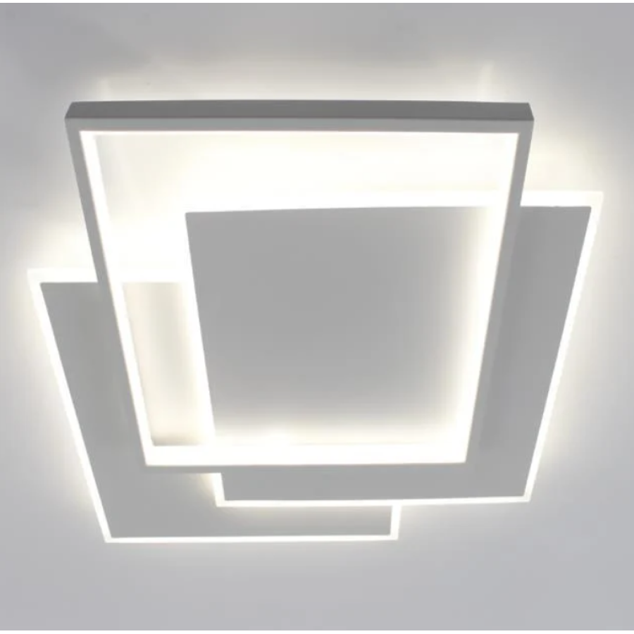 Управляемая светодиодная люстра 10110-1 VEGA triple 80W 3S-ON/Off-470*470*60-WHITE/WHITE-220-IP20 - фото 2